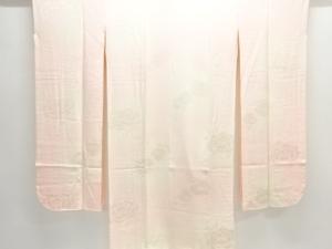 花模様織出し暈し振袖用長襦袢（刺繍衿付き）